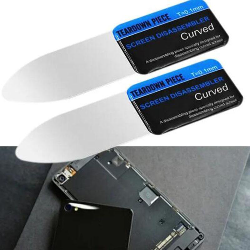 Téléphone Mobile Écran LCD Courbé Spudger Outil d'Ouverture Levier Carte Outils Ultra Mince Flexible Téléphone Mobile Démontage Acier Métal