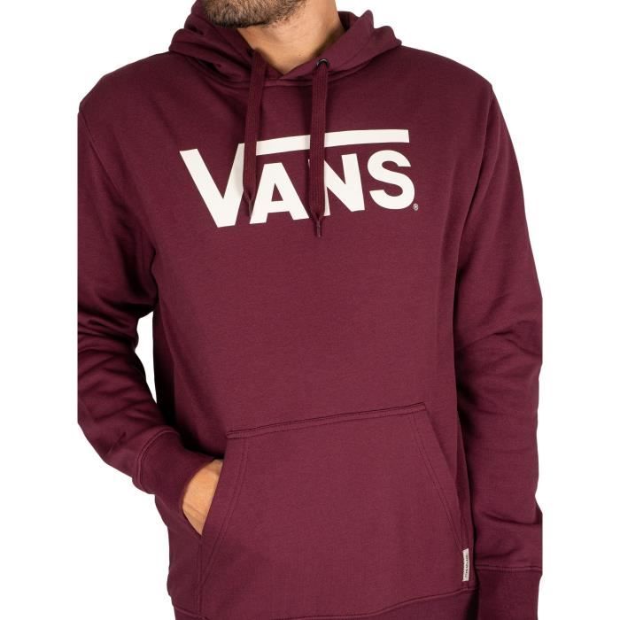 Vans - Sweat à capuche graphique classique - Homme - Rouge