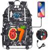 USB Charging Backpack for Teen Students Travel Laptop Daypack 67 Gourmet Style Lightweight Water-Resistant Large Capacity