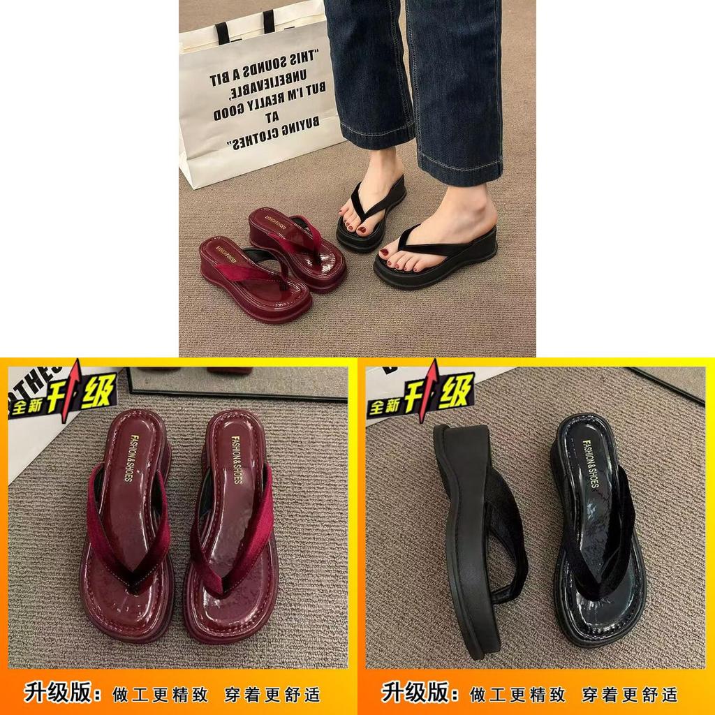 Fashion Platform Sandals With Anti Slip Rubber Sole For Adult Daily Wear