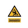Qiányi Beware of Falling Removable Car Sticker