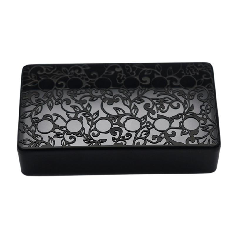 Black Neck Pickup Cover Pickup Covers Humbuckers Brass Guitar Pickup Cover for Strats Styles Single Coil Pickups Bronze