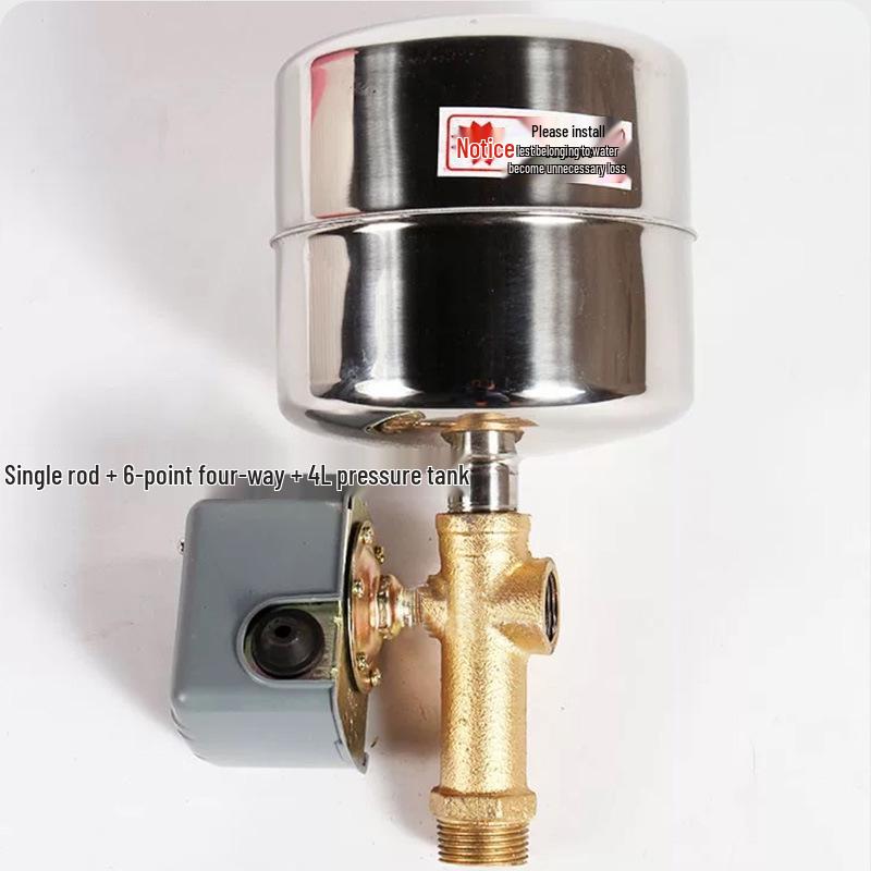 Intelligent Self-Priming Booster Pump with Stainless Steel Tank & Automatic Pressure Controller for Households