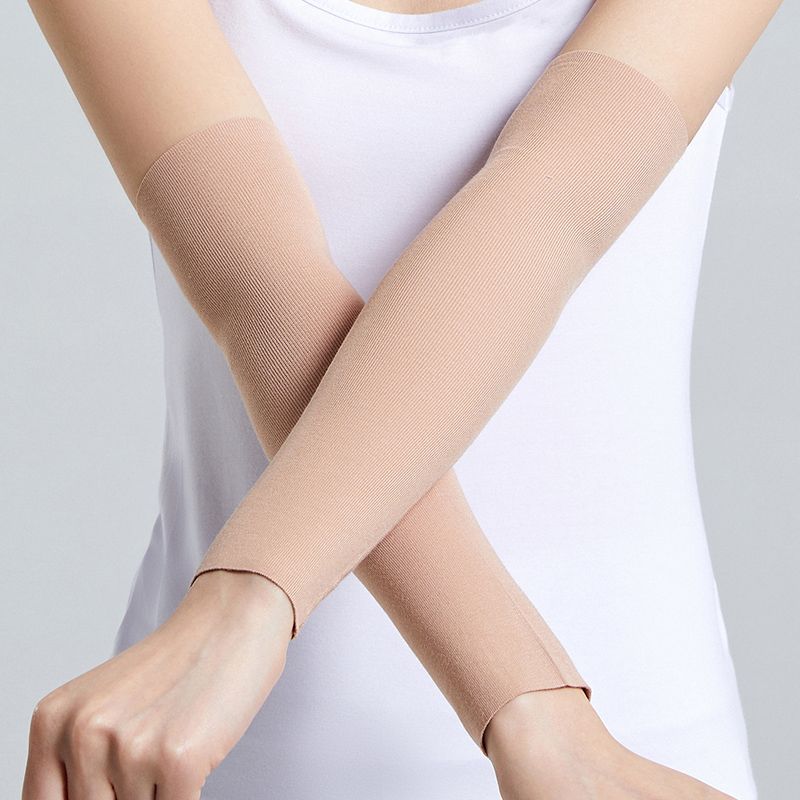 

Modal Summer Thin Elbow Joint Air-Conditioned Room Elbow Protection Men s and Women s Arm Oversleeves Heattech Wrist Protection Long Sleeves Skin color [30cm]] M