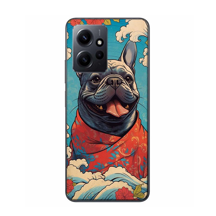 French Bulldog Dog Pug Luxury Phone For Xiaomi Redmi Note 14+ 13 K70 Pro Plus Redmi 13C 14C 12C 12 10 10A 10C 9 9A 9C 9T 8 8A Co
