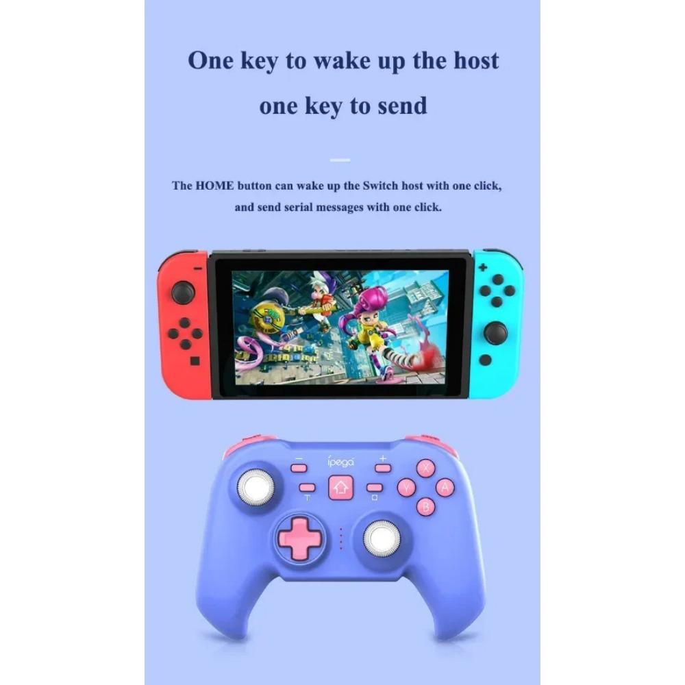 PG-SW062C Wireless Game Controller Bluetooth Gamepad Game Console Cordless Handle for Nintendo Switch, Android, IOS, PC