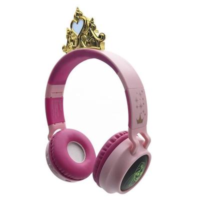 LEXIBOOK - Foldable Light-up Bluetooth® and Wired Headphones Disney Princesses with Volume Limitation
