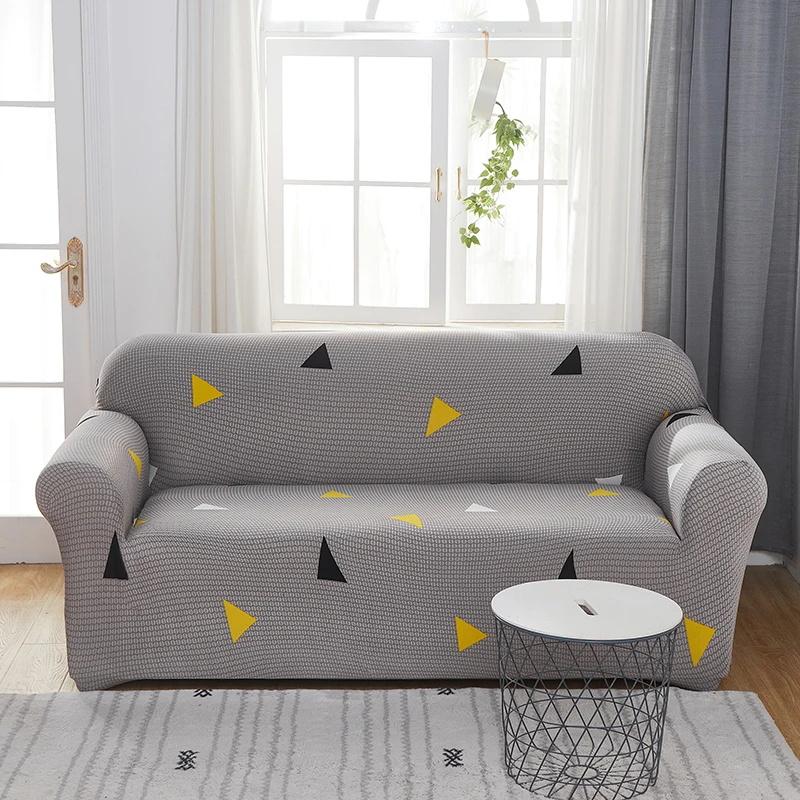 Bedruckter Sofabezug, Stretch-Couchbezüge, Loveseat-Schonbezüge für 2-Sitzer-Kissen, Couch, waschbar, Wohnzimmer-Möbelschutz