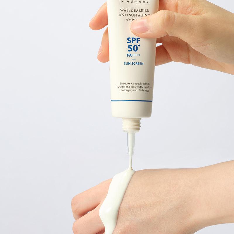 d`Alba Water Barrier Anti Sun Aging Ampoule SPF50+ PA+++ 50ml / Brightening, Moisturizing, Korean Cosmetics, Kbeauty