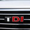 AABLC1 3D Metal TDI Car Grille Emblem Auto Exterior Decoration Accessory for Volkswagen VW Golf Passat Touareg