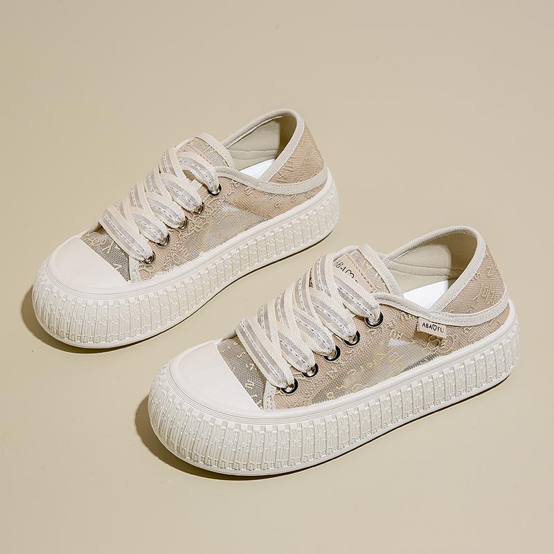 

Женские сетчатые дышащие белые кроссовки Wanwo 2024 года выпуска — кроссовки для спорта и отдыха на каждый день 39 бежевый