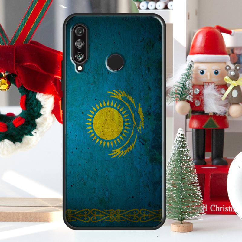 Kazakhstan Flag For Huawei Nova 5T 9 10 SE 7i 8i 11i 12i Y73 Y72 Y61 Y91 Y60 Y70 Y90 P20 P40 P30 Lite Case