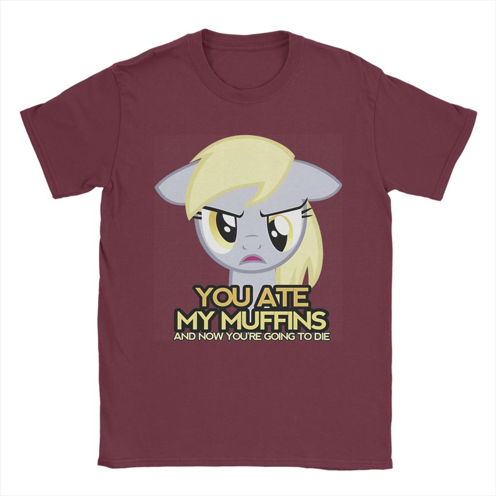 Oversized T Shirt Beach Muffins Derpy Hooves Trending T Shirts 100 Cotton Tee Shirt For Unisex Y2k Basic Design Short Sleeve