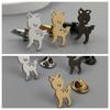 Playful Spotted Deer Brooch Cufflinks Cartoon Cute Exquisite Cutting Design Suit Coat Accessories