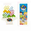 48 Stück Tetra Turm Balance Stapelsteine Spiel Team Spielzeug Geschenke für Kinder Erwachsene