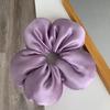 Geraffte Scrunchies 3D Blume Floral Haargummi Scrunchies Schwerlast