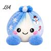 Plush Dumpling with Legs Stress Relief Toy Steamer, Stuffed Smiling Reducing Desk Accessories Squeeze Toy, Cartoon Plushie for Kids Adults Desktop