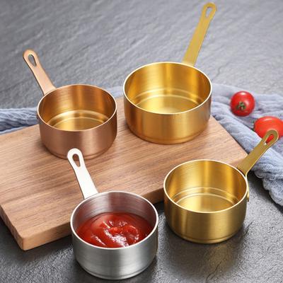 Practical with Handle Tableware Lightweight Vinegar Coffee Milk Plate Container Kitchen Gadget Sauce Pan