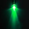 12V Vorverdrahtete Leuchtdiode Hervorhebende Runde Kopf LED-Perle 3mm Smaragdgrünes Licht