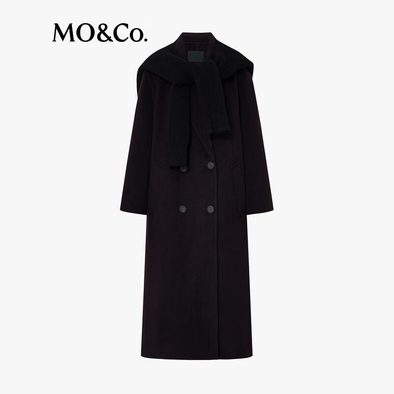 MO&Co. Women's British Style Wool Lapel Coat