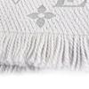 Great LOUIS VUITTON Scarf Esharp Logomania Monogram fringe M74742 Used