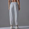 Women Drawstring Waist Sweatpants High Stretch Athletic Pants Breathable Loose Fit Yoga Joggers Ankle Length