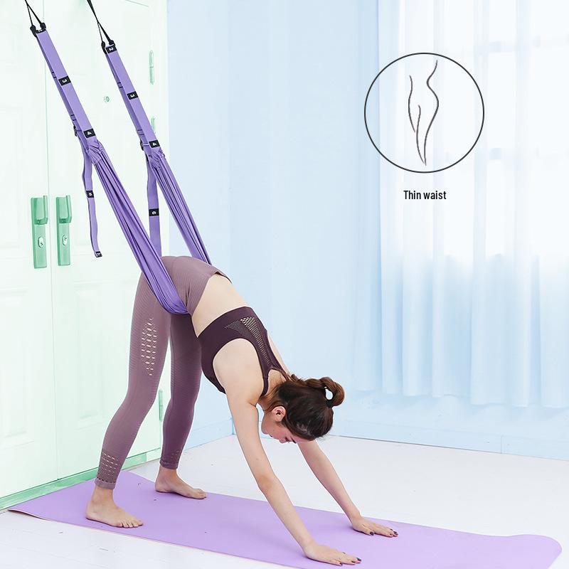Aerial Yoga Rope Hammock for Lumbar Extensions & Handstands