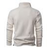 STORN Mens Thicken Warm Fleece Sweatshirt Jacket Quarter Zipper Mock Neck Pullover Men's Sweatshirt Soft Shell Mens Jacket