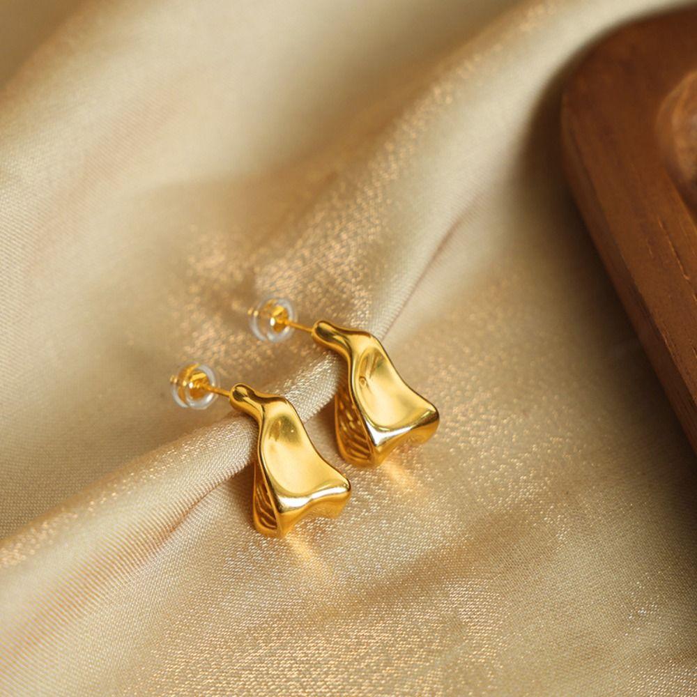 Fashion Earring Jewelry 18K Gold Plated Women Jewelry Retro Geometric Earrings  Birthday Gift