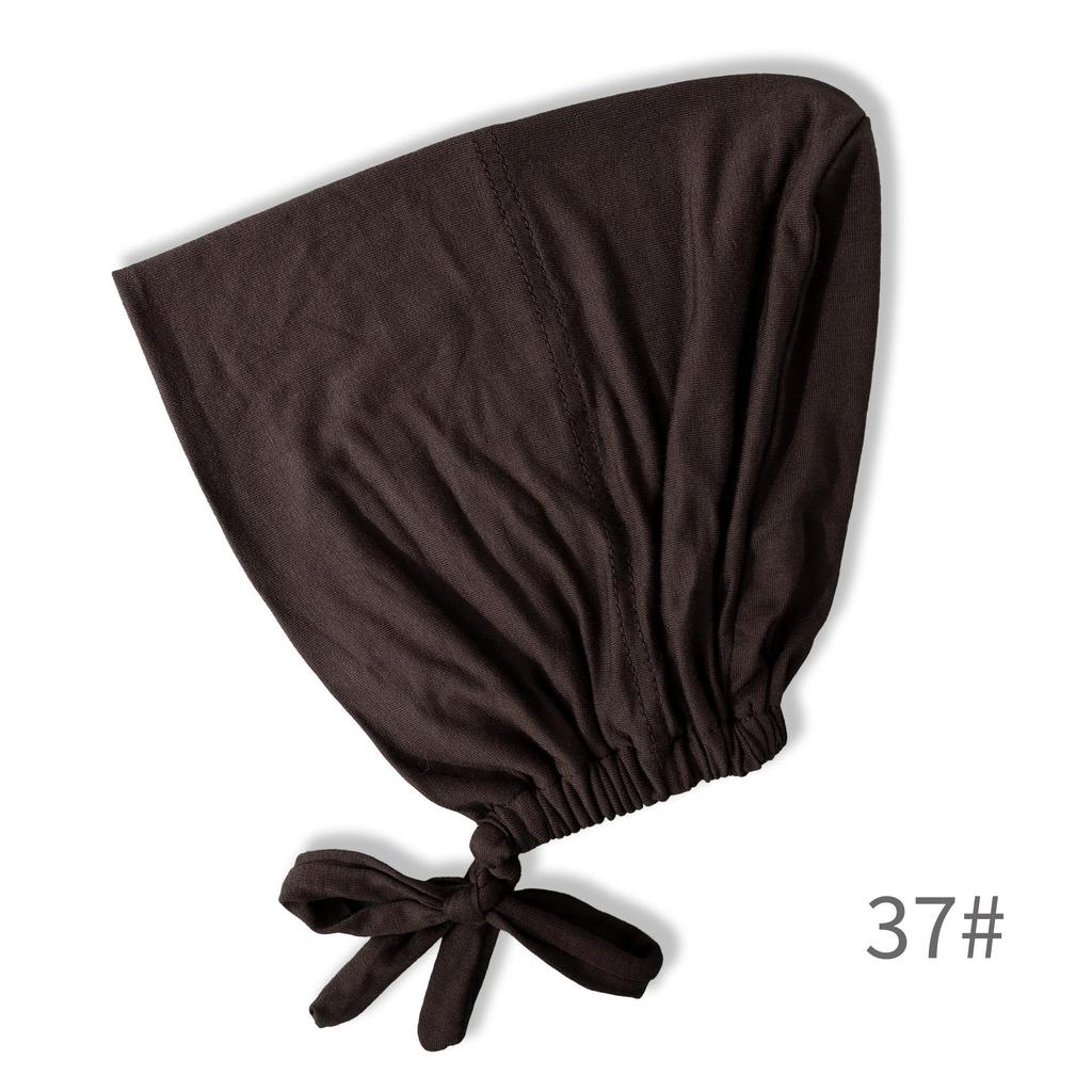 Premium Mercerized Cotton Adjustable Elastic Hair Cover Cap