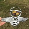 Emblème Chrome pour Capot de Voiture Autocollant Bonnet pour Cadillac Escalade Deville DTS ATS BLS CT4 CT6 CTS EXT SLR SRX XLR XT4