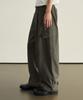 ROTEMBER [Daily Room X Rotember] Balloon Leg Mill Wide Cargo Pants [Khaki]