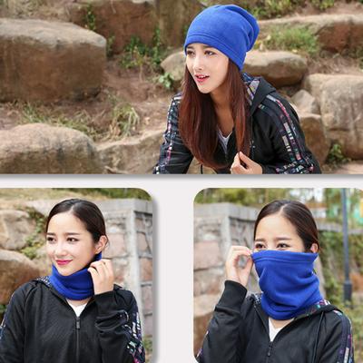 Women Scarf Thick Warm Elastic Knitted Anti-slip Multifunctional Lightweight Windproof Unisex Cycling Piled Neck Warmer Headband Hat Winter Neck Wrap