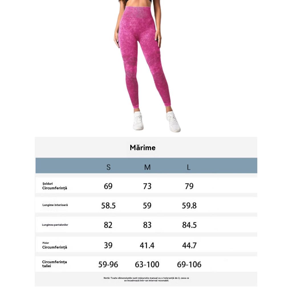 Fitness-Leggings High Waist Yoga-Leggings für Damen Push-Up Formgebend Elastische Sport-Tights S Blau