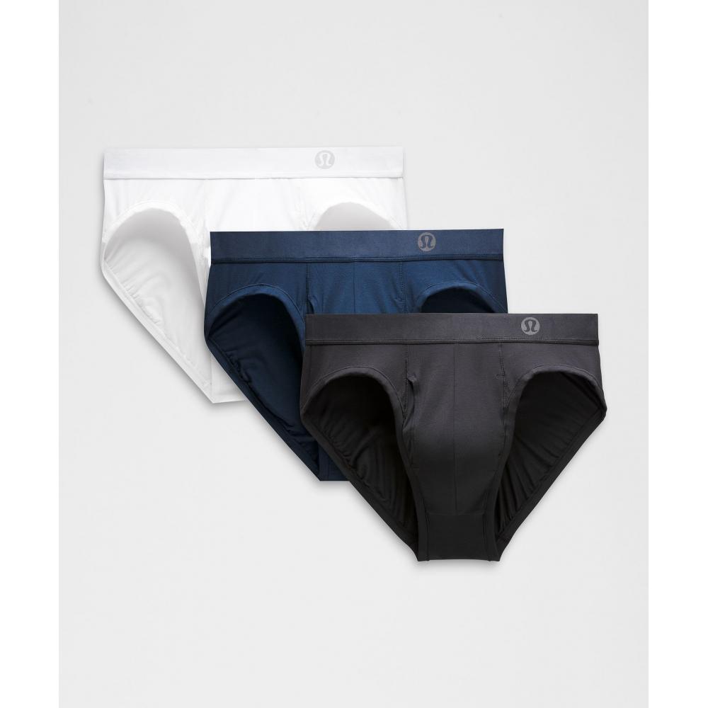 

Lululemon Always In Motion Brief With Fly 3 Pack Black True Navy White XXL