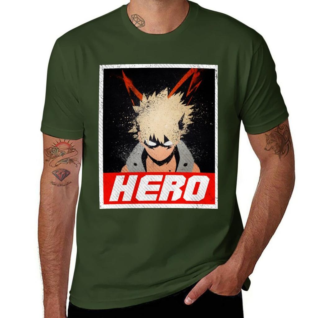 Hero TShirt Animal Prinfor Boys Funnys Mens Clothing