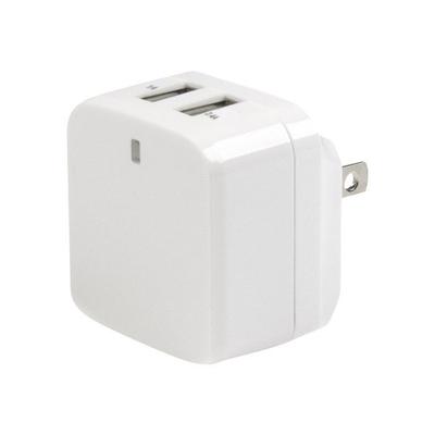 USB Wall Charger - STARTECH - USB2PACWH - 2 Ports - 17W - International Travel