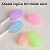1pc Silicone Toothbrush Head Covers Portable Toothbrush Cover Case Travel Hiking Camping Toothbrush Box Brush Cap Case Support