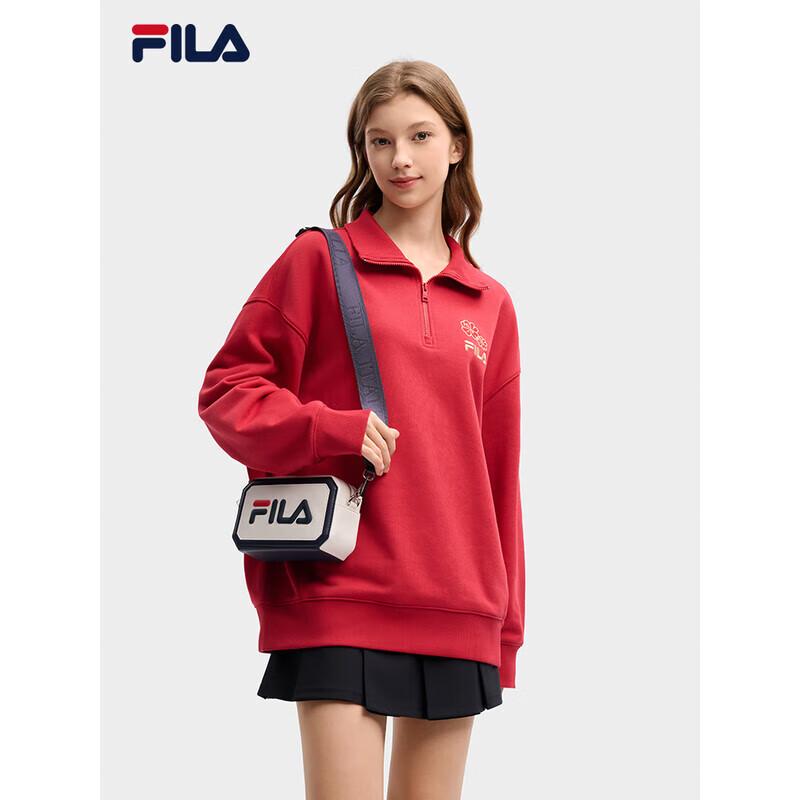 FILA Unisex Casual Knit Pullover Sweatshirt XL