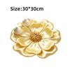 3D Flower Design Dish Draining Mat Water Absorbent Flower Countertop Mat  Bathroom