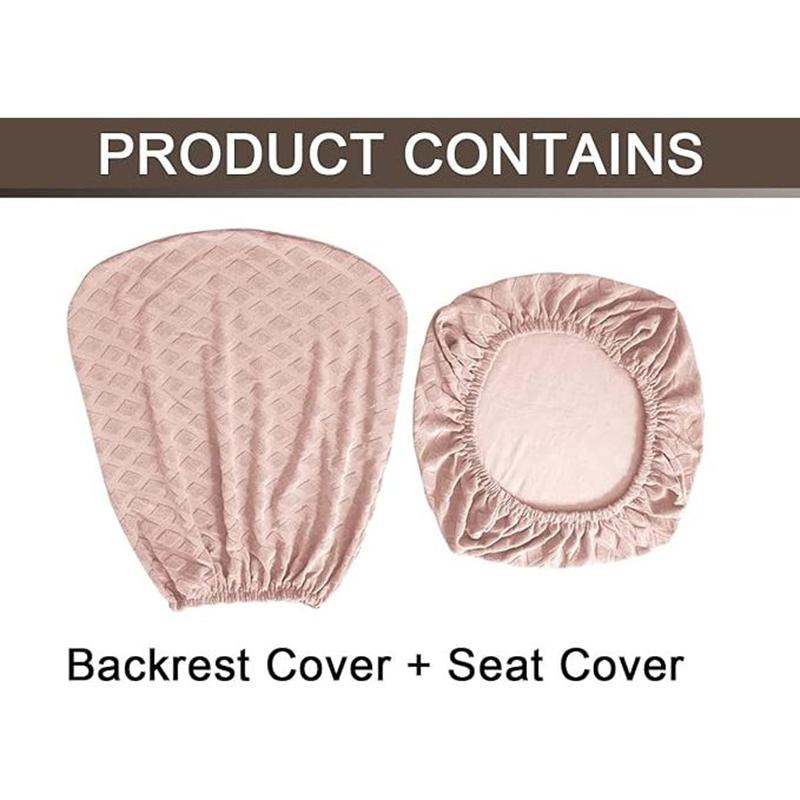 Office Chair Cover Universal Rotating Chair Slipcovers Water Resistant Stretch Removable Protector Computer Chair Seat Cover