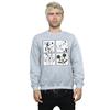 Disney Herren-Sweatshirt „Mickey, Donald, Goofy und Pluto“ im Box-Design