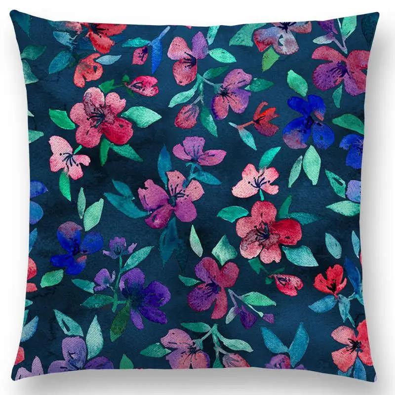 

Nordic Throw Pillow Case Spring Leaves Print Cushion Cover Home decor / Pillow Covers for Sofa Cushion Covers Hogar 30x30cm бежевый