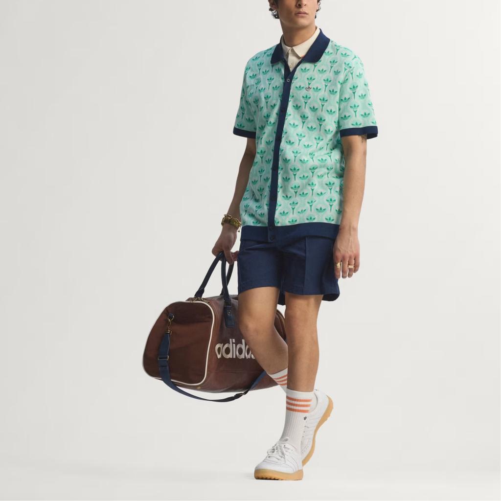 adidas Oryginalna dzianinowa koszulka polo z guzikami do golfa męskie topy KB3790