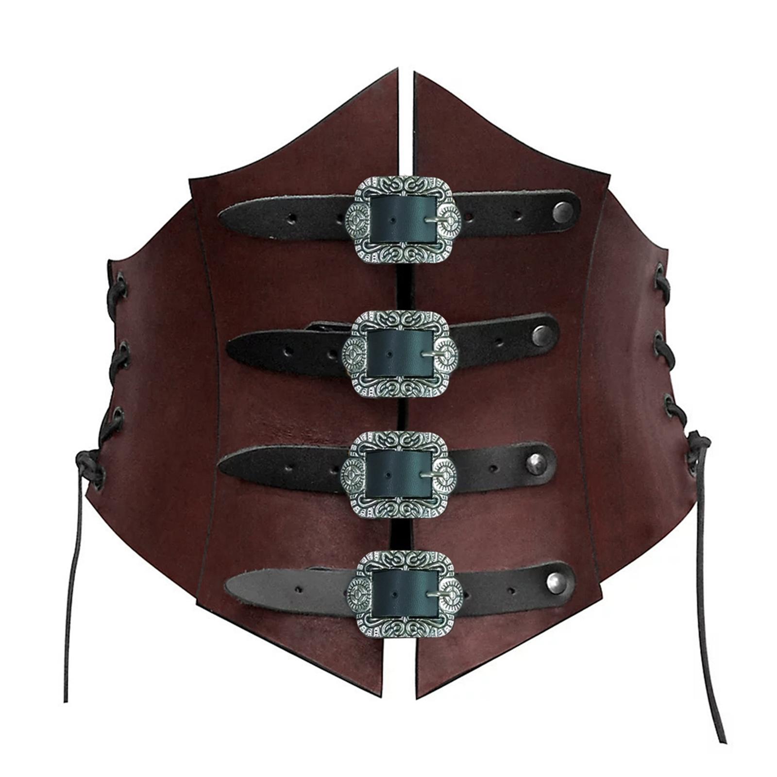 

Cosplay Medieval Waist Belt for Female Vintage Knight Costume Wide Corset Waiststrap Stage Costume Waist Band темно-синього кольору