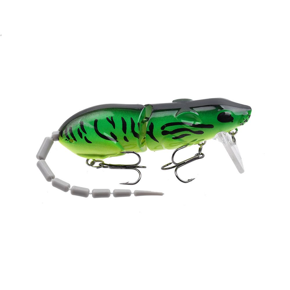 15,5g/15,5cm Bionischer Gelenk-Wobbler - Weitwurf-Maus und Asp-Imitation 9008