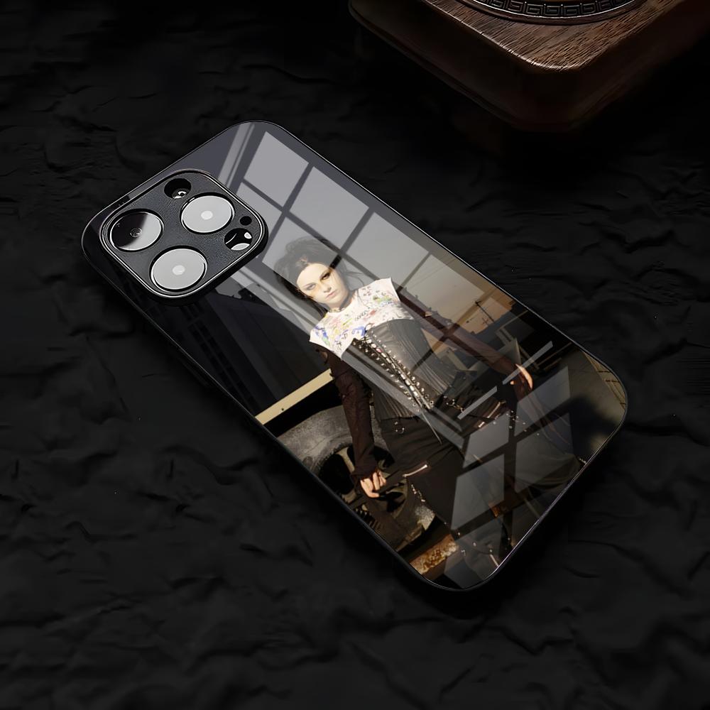 E-Evanescence Amy L-Lee Phone Case For IPhone 17 Air 16 E Pro Max 15 14 13 Mini 12 Pro 11 Max Plus Black Glass Cover