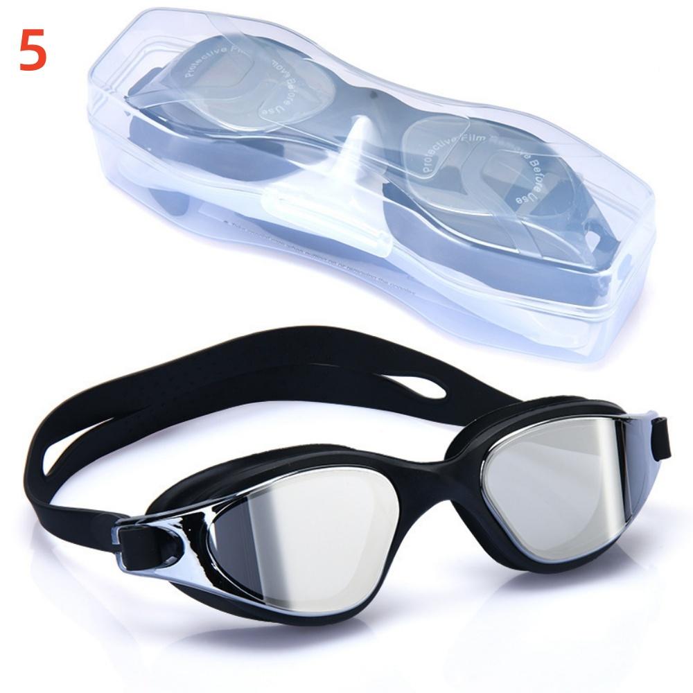 Adult Swim Goggles Clear Vision Anti-Fog Protection Swimming Glasses
