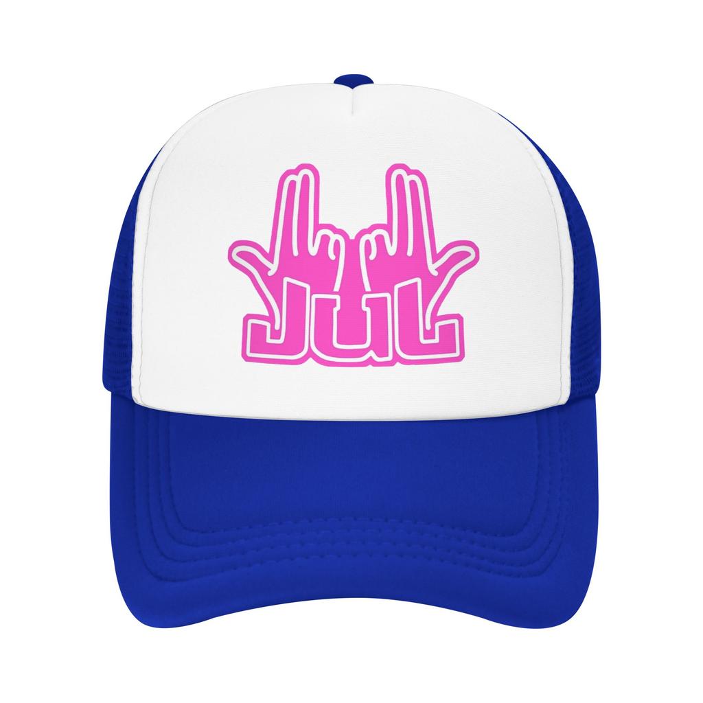 Rapper Singer Jul Sign Mesh Baseball Cap Adult Fashion Sun Hats Hat Breathable Summer Trucker Hats