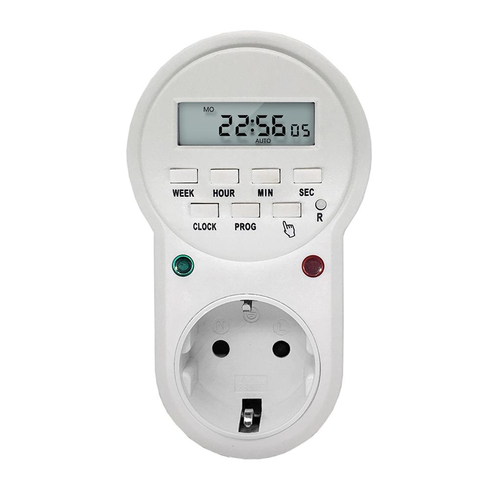 220v-230V Socket Digital LCD Power Timer Energy-saving Programmable